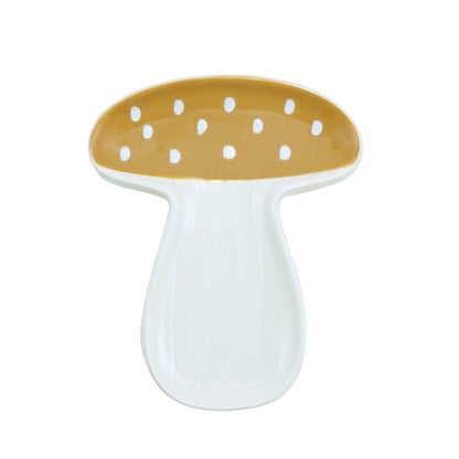 Portachiavi in ​​ceramica a forma di fungo del bosco