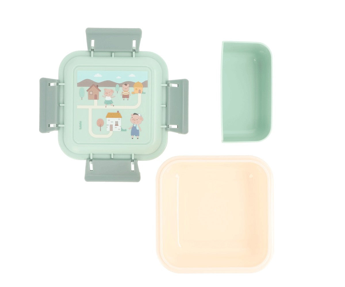 Grande Boîte à Déjeuner Les Trois Petits Cochons