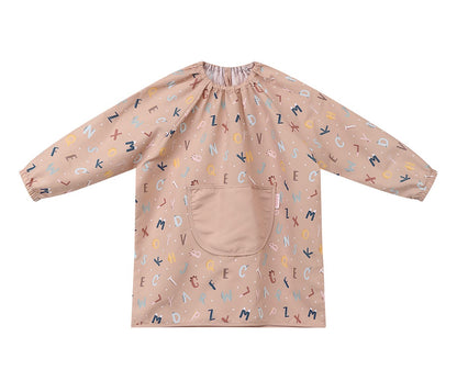 Delantal con bolsillo central y letras divertidas - Talla 3