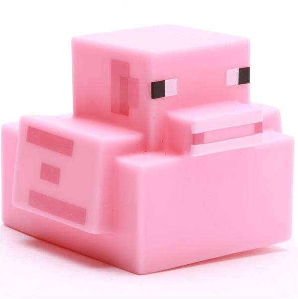 Pato de Banho Minecraft - Porco