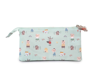 The Three Little Pigs 3-Compartment Pencil Case