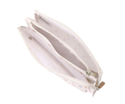 Trousse à Crayons 3 Compartiments Nature Géométrique