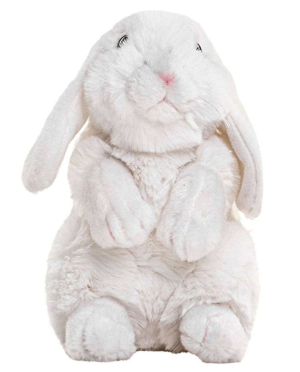 Peluche Lapin Bélier Blanc Assis
