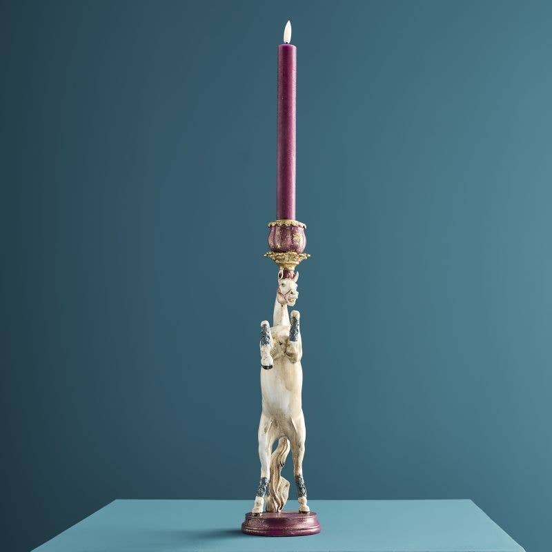 Chandelier Cheval de Cirque Blanc