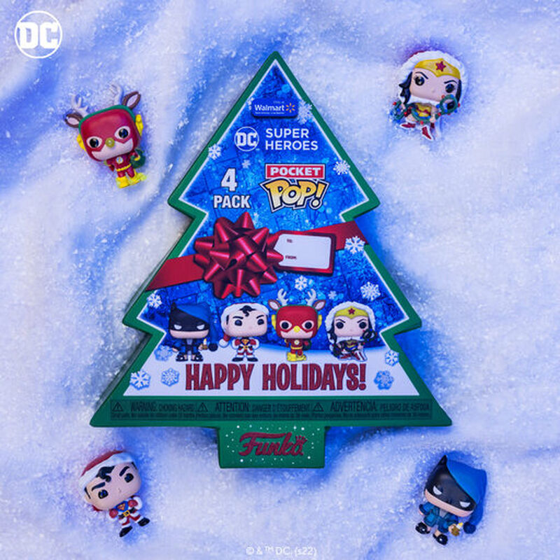 Figuras Pop de bolsillo de DC Comics. paquete de 4 