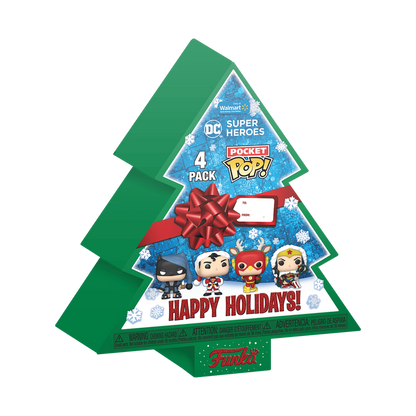 Figuras Pop de bolsillo de DC Comics. paquete de 4 