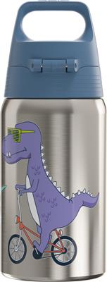 Cesta infantil Shield ONE con diseño de dinosaurio y botella de agua de 0,5 l 