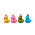 Boule de Noël canard en de bain royal, verre, 9,5 cm