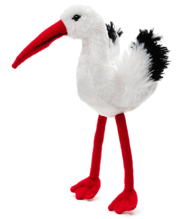 Peluche cigogne - 19 cm (hauteur) Uni Toys