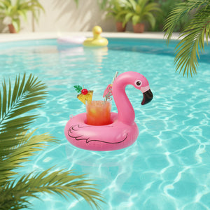 Inflatable Flamingo Cup Holder