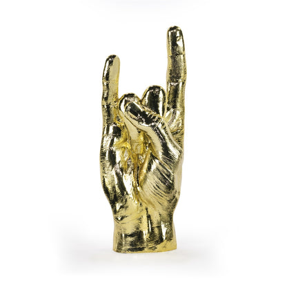 Escultura Main You Rock - Oro