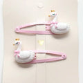 Duo Barrettes Queens Cygnes