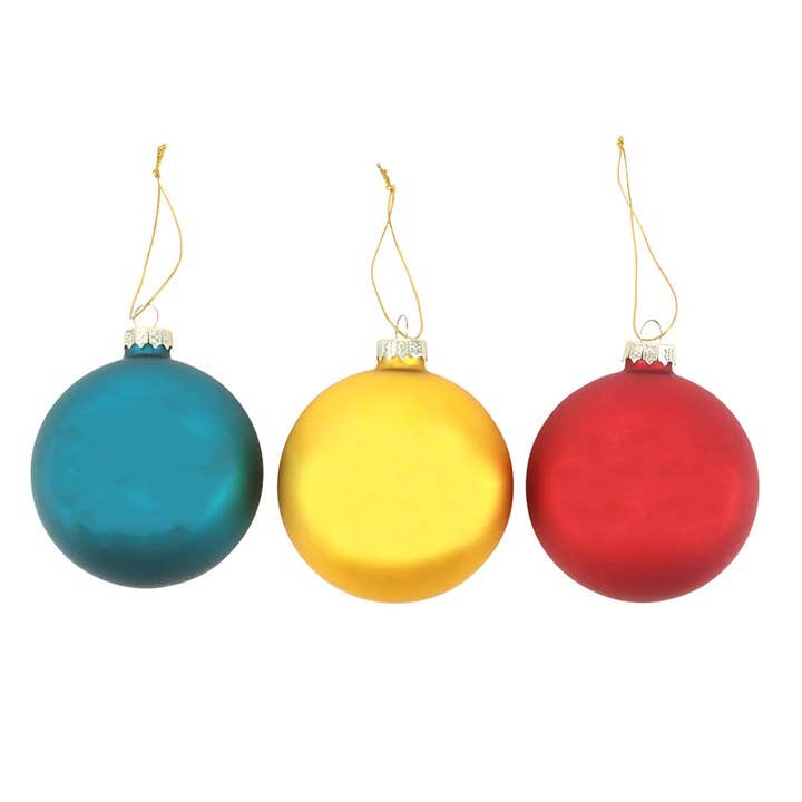 Lot de 3 Boules de Noël – Nostalgic Christmas