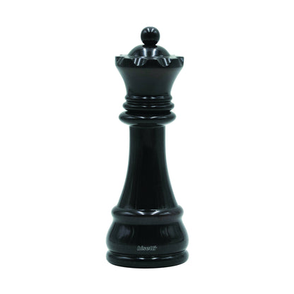 Moulin à épices «Chess» Reine en hêtre laqué noir brillant