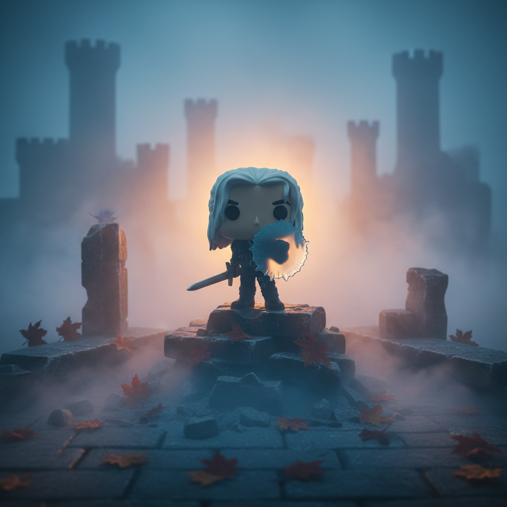 Pop! Geralt avec Bouclier