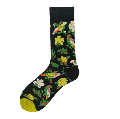 Exotic Birds &amp; Flowers Socks