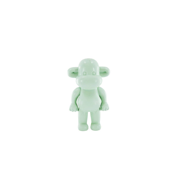 Ornamento - Figurina di scimmia 'The Legend' - Poliresina - Verde menta - 11x7x19cm