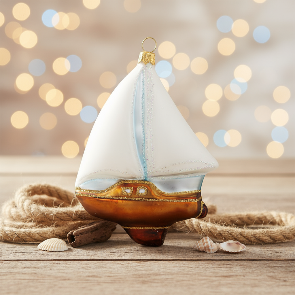 Sailboat Christmas Ball