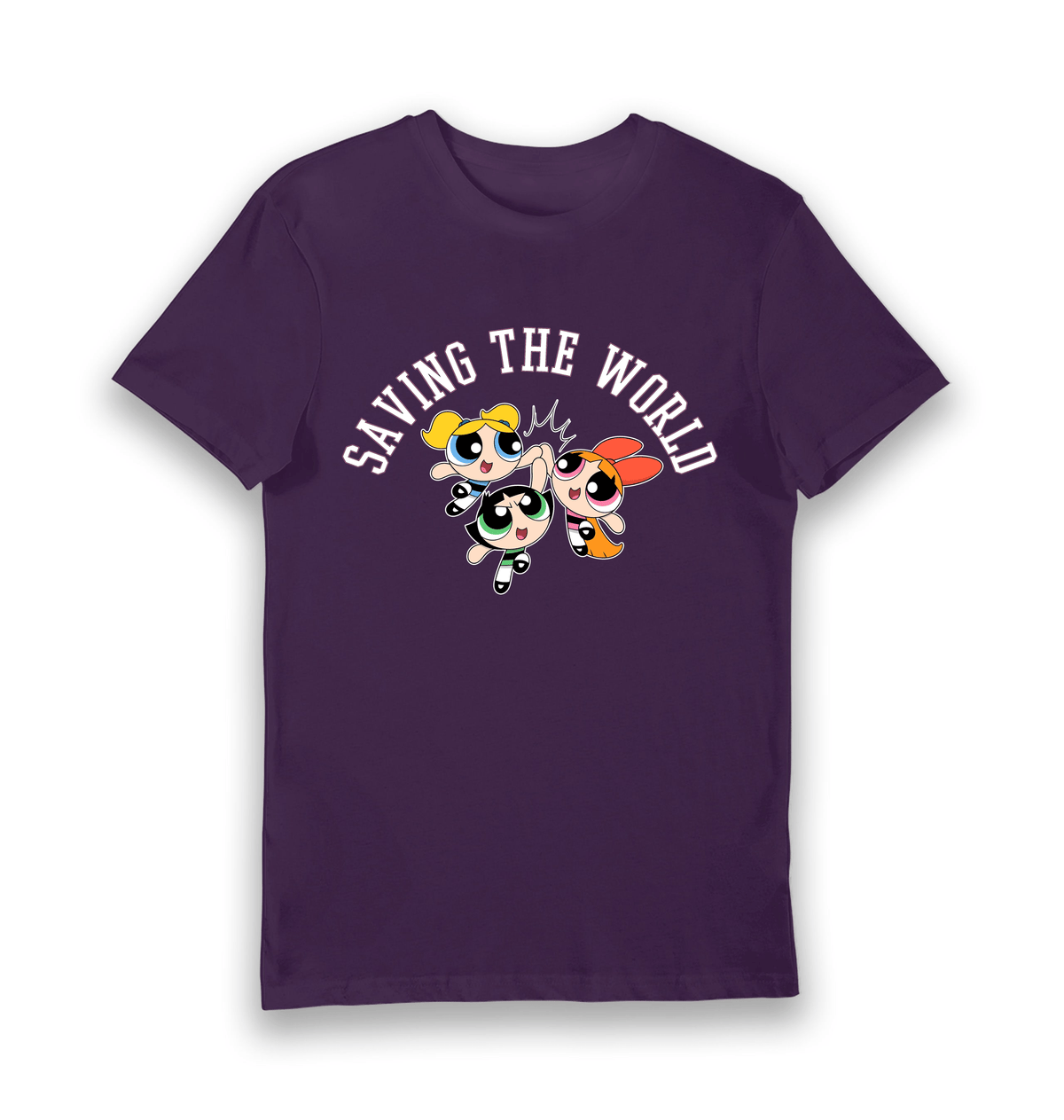 T-shirt adulte Powerpuff Girls Saving the World