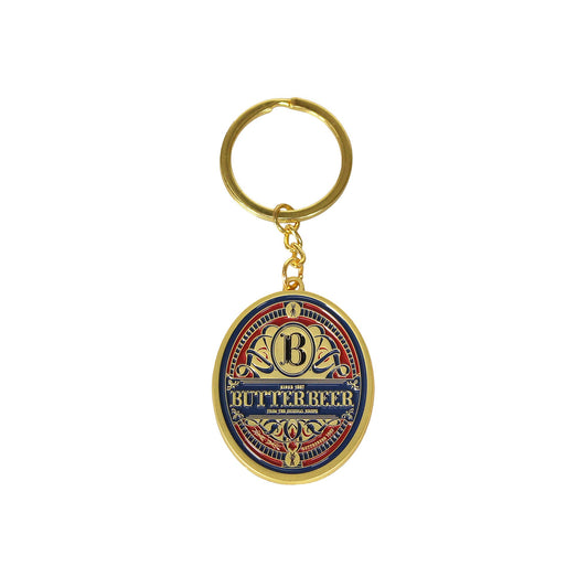 Llavero metálico de Harry Potter - Cerveza de mantequilla