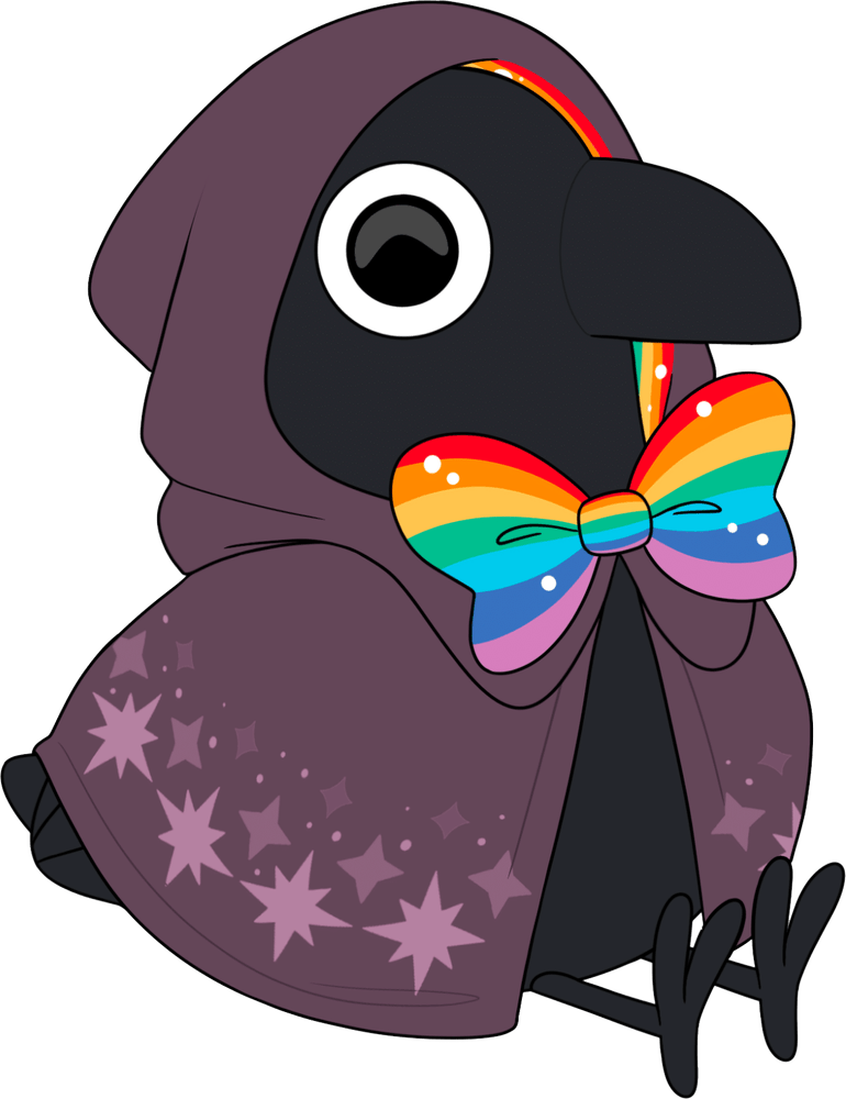 Crow Time Plush (9in)