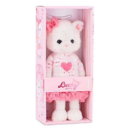 Peluche, Lucky Kitty, Lucky Sophie : Charme tendre 38 cm, 3 ans et +