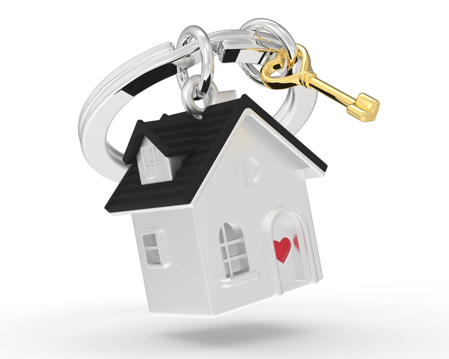 Porte-clés Maison du bonheur