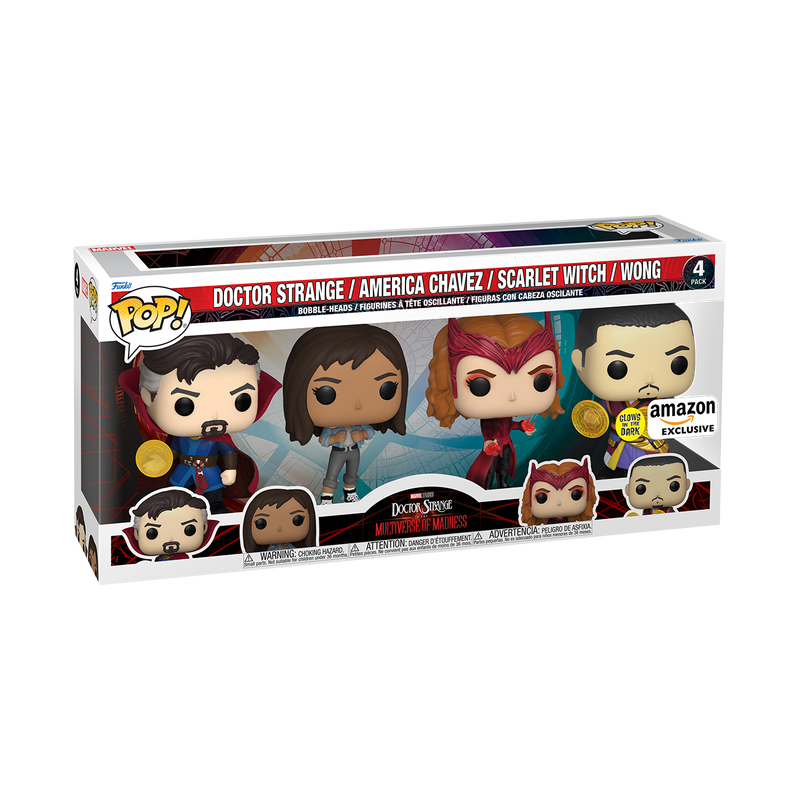 Pop! Doctor Strange Multiverse 4-PACK (SE)