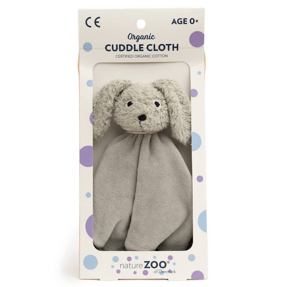 Doudou Bio Lapin Gris