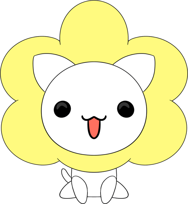 Flower Cat Plush (9in)
