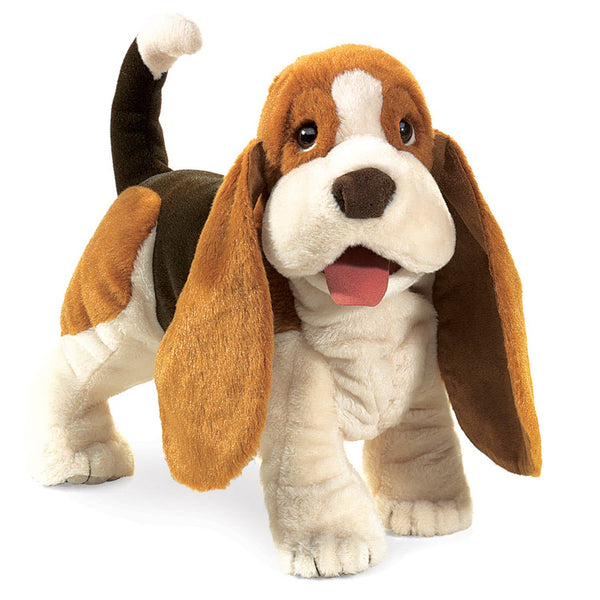 Marionnette à main Basset 2919/Basset Hound Folkmanis réaliste