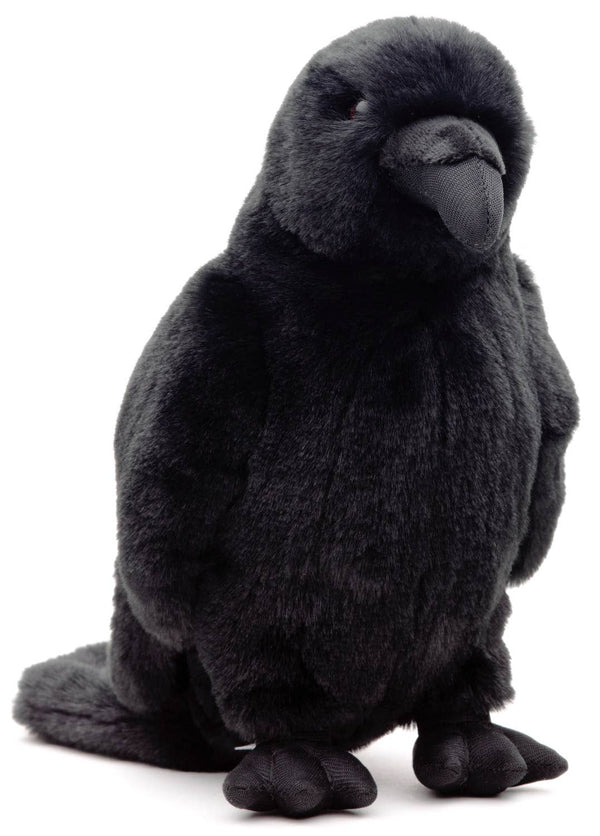 Corbeau noir - Avec voix chantante - 23 cm (hauteur) Uni Toys