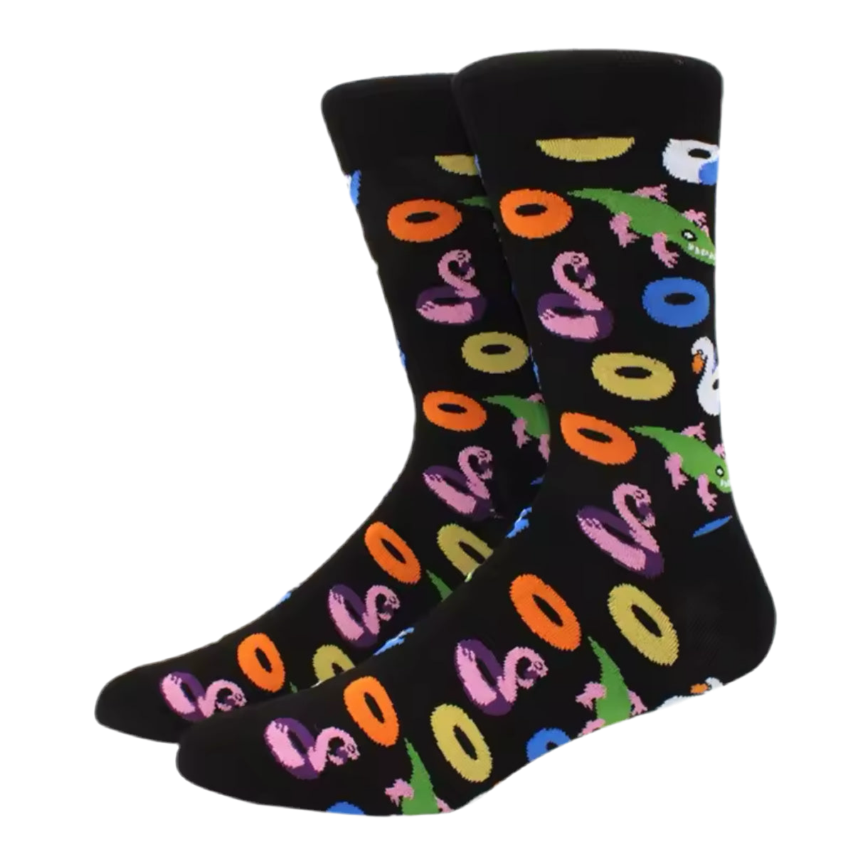 Calcetines de fiesta en la piscina