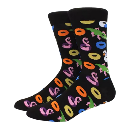 Calcetines de fiesta en la piscina