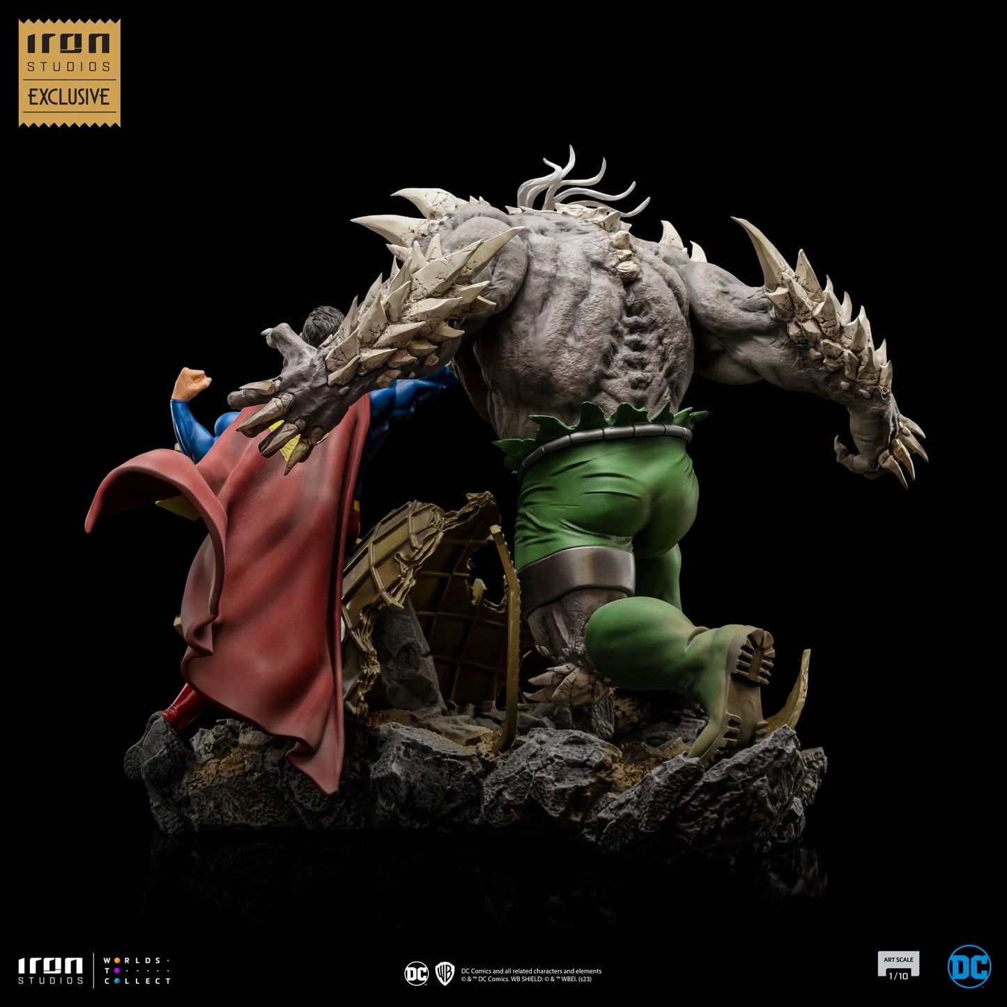 Superman vs. Doomsday Statue - DC Comics - Art Scale 1/10 - Iron Studios