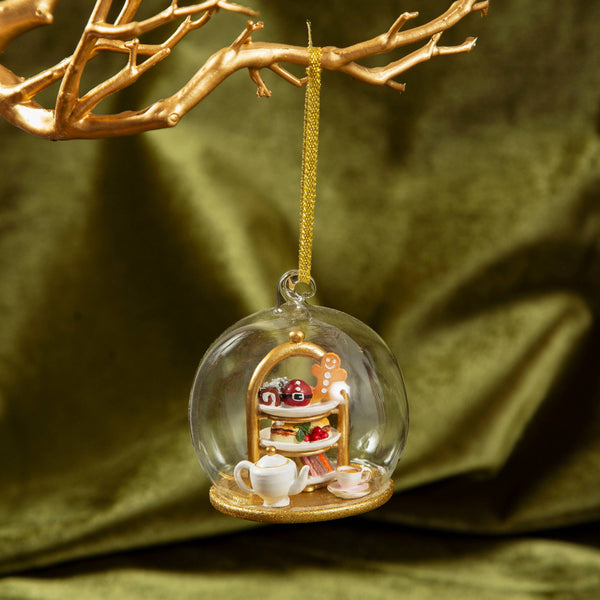 Boule de Noël Dôme Tea Time