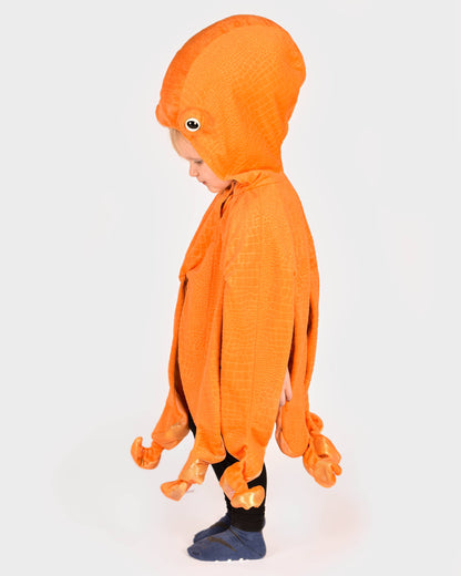 Déguisement pieuvre taille 98-104 cm pour enfants de 2 à 4 ans