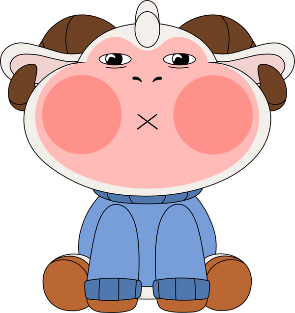 Hold It In Rammie Plush (9in)