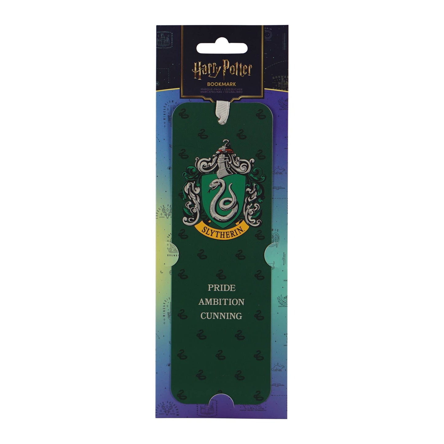 Papieren boekenlegger - Harry Potter (Slytherin)