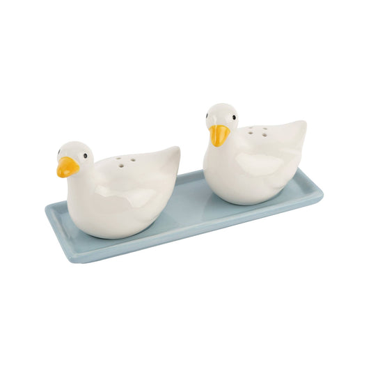 Salt and pepper White Ducks