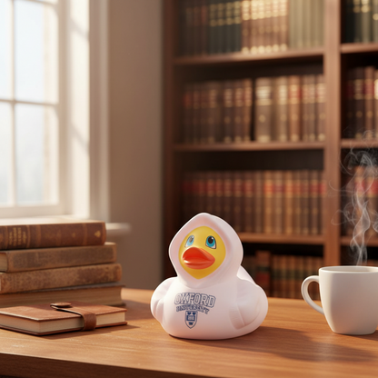 Duck Hoodie Oxford University - White