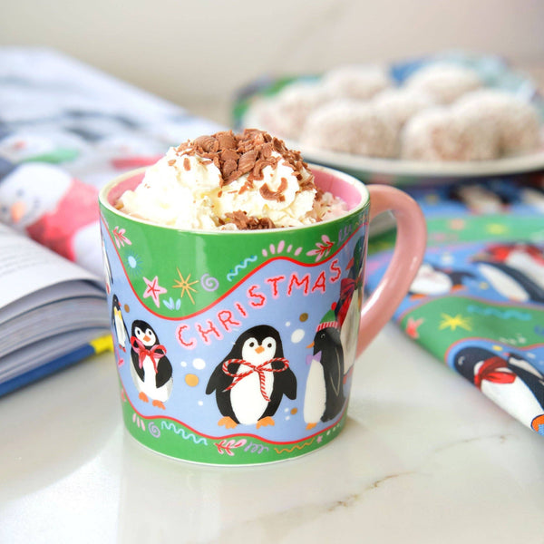 Mug Pingouins de Noël