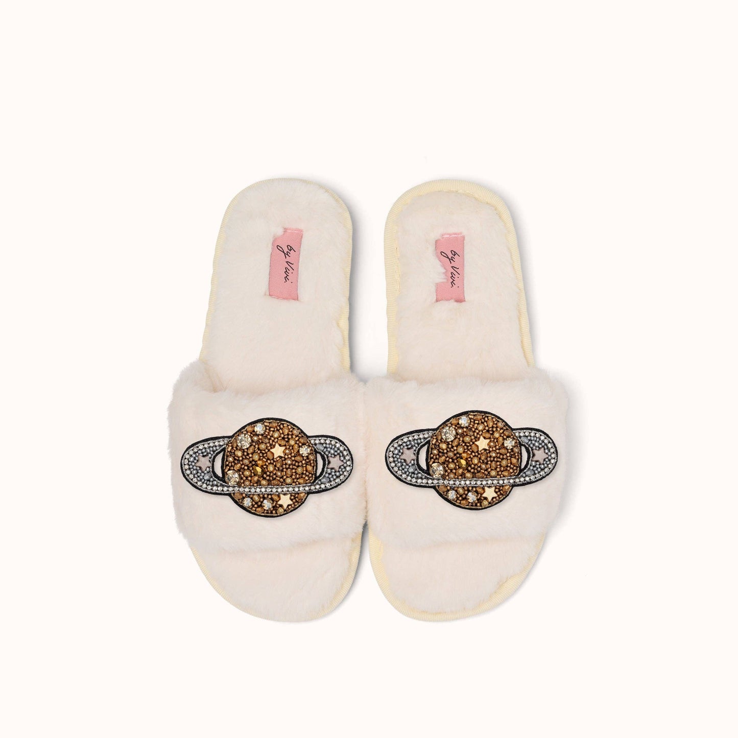 Paire de broches pour Chaussons - Saturne