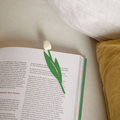 Marque-page Tulipe Blanche