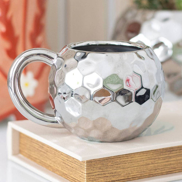 Mug 3D boule disco argentée