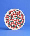 Plateau de Service Rond Cerises
