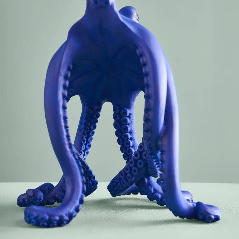 Lampe de table Baby Otto l’Octopus Bleu Résine 15,5 x 13,5 cm
