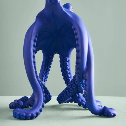 Lampe de table Baby Otto l’Octopus Bleu Résine 15,5 x 13,5 cm
