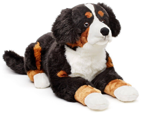 Bouvier bernois, couché - peluche Uni Toys