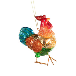 Pallina di Natale a forma di gallo